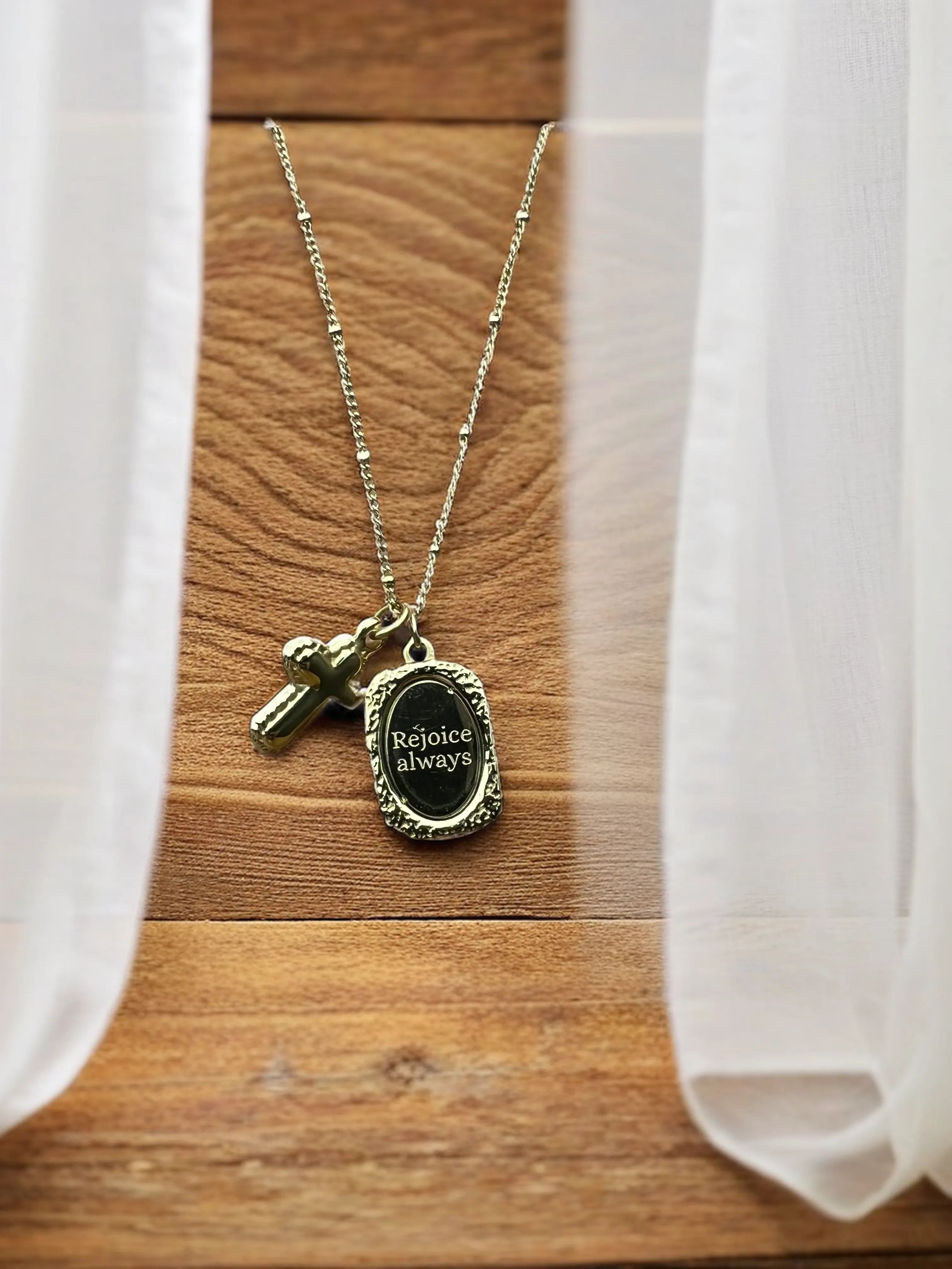 Rejoice Always necklace